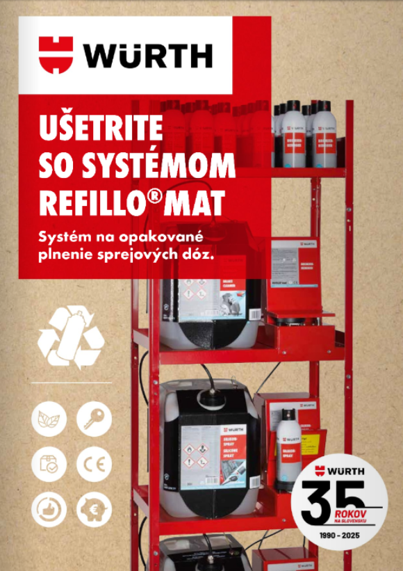 REFILLO a REFILLOmat - systém znovunaplniteľných sprejových dóz