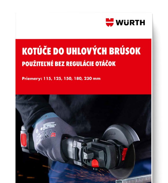 Kotúče do uhlových brúsok